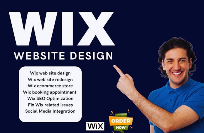 Gig Preview - Do wix website design, redesign wix website, wix website design, redesign wix