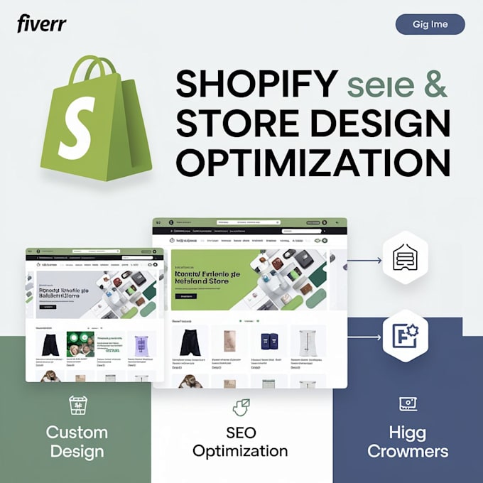 Gig Preview - Create or redesign your shopify store to maximize sales and engagement