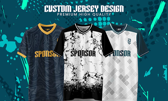 Gig Preview - Create football or soccer jersey design for you