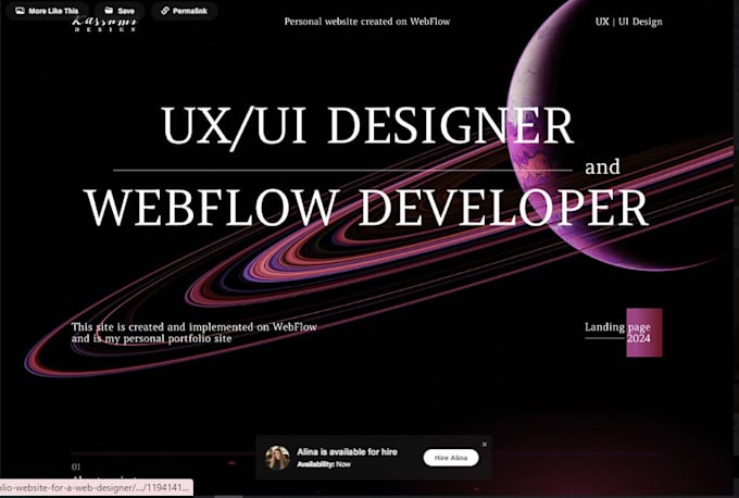 Gig Preview - Develop webflow websites convert figma xd to webflow and create custome website