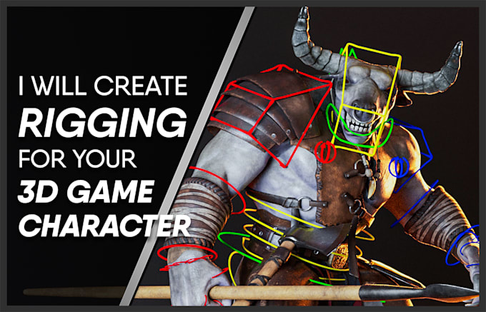 Gig Preview - Create rigging for your game character