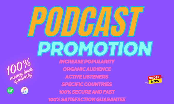 Bestseller - promote your apple podcast or spotify show and help increase its popularity