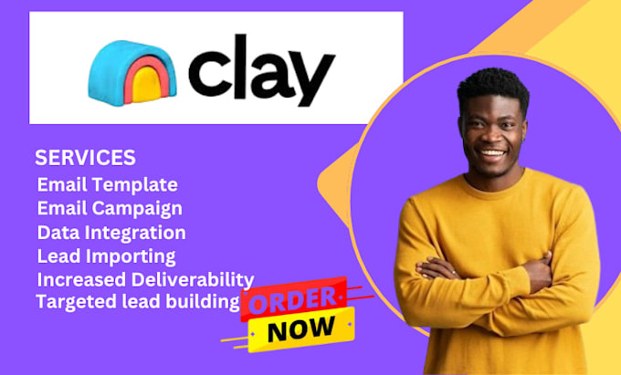 Gig Preview - Setup clay email marketing,   build  lead and import leads on   clay