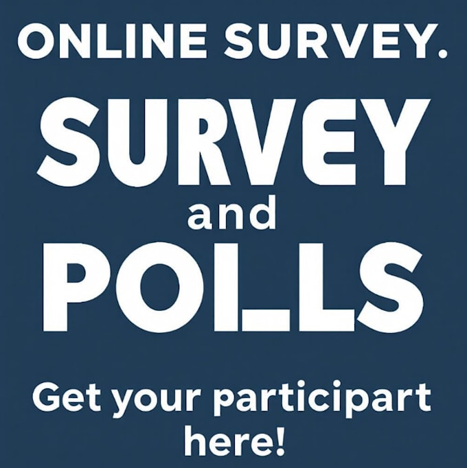 Gig Preview - Fill online survey, survey form, questionnaires and polls