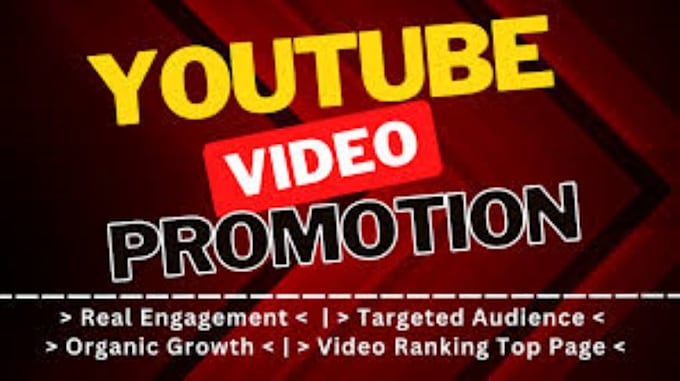 Bestseller - do superfast orgainc youtube video promotion to gain views