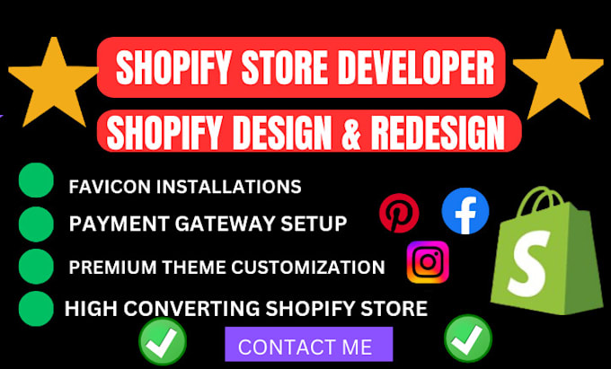 Gig Preview - Get make 7 figure shopify dropshipping store shopify website