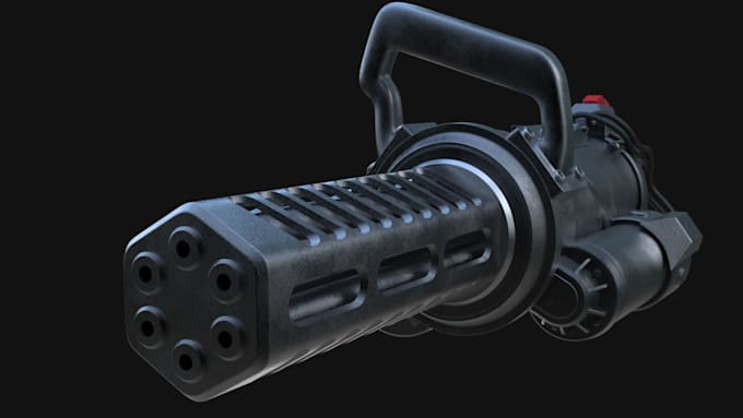 Gig Preview - Create 3d weapon model,3d game assets, game art , 3d gun model 3d printing