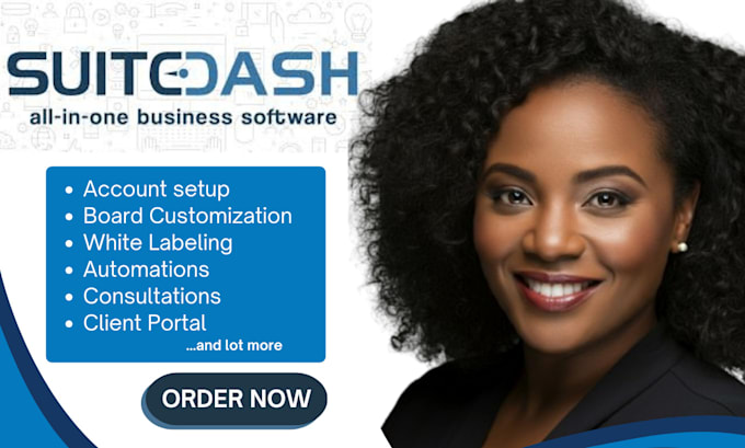 Gig Preview - Setup CRM suitedash dashboard, automate custom client portal