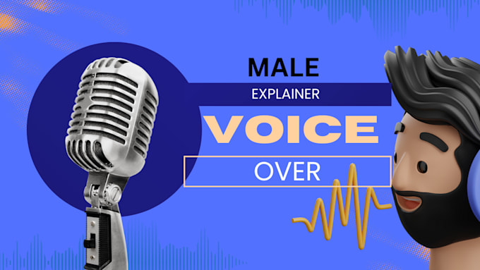 Gig Preview - Record american professional male english deep voiceover narration voice over