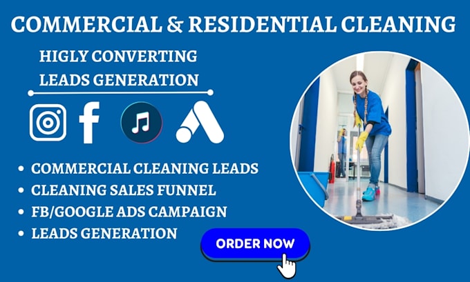 Bestseller - generate commercial cleaning leads, office cleaning leads, house cleaning leads