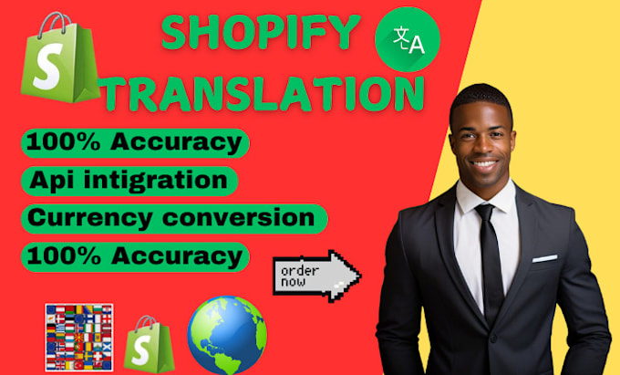 Gig Preview - Translate your shopify store to any language