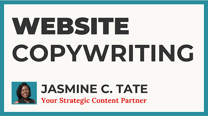 Gig Preview - Write copy for your website