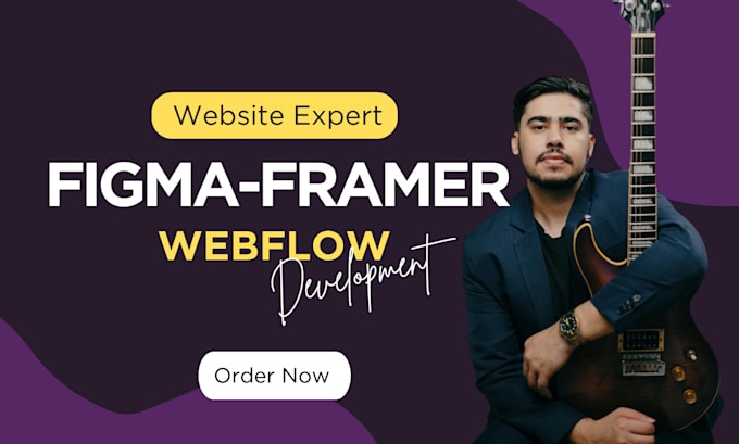 Gig Preview - Design framer website figma to framer webflow website expert figma to webflow