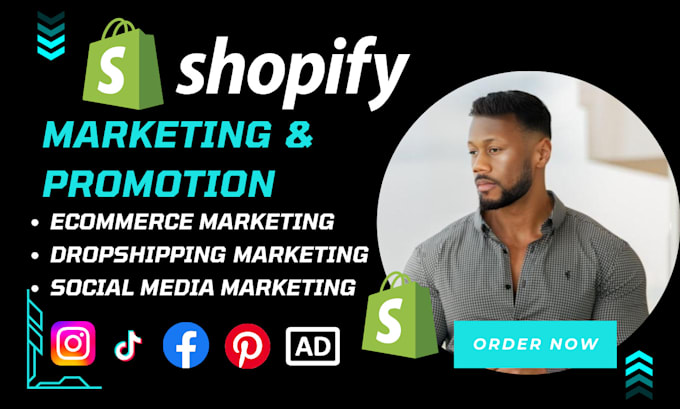 Gig Preview - Shopify store promotion ecommerce marketing, tiktok ads to boost shopify sales