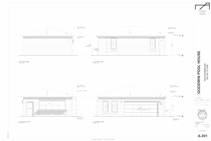 Gig Preview - Do adu mep garage conversion architecture site  floor plan stamp for city permit