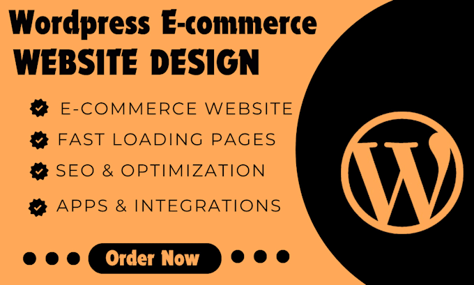 Gig Preview - Design ecommerce wordpress website woocommerce website online store woocommerce