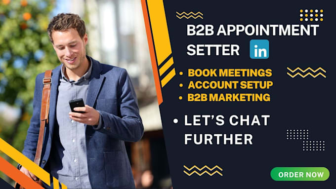 Gig Preview - Be your linkedin marketing manager, b2b b2c appointment setter