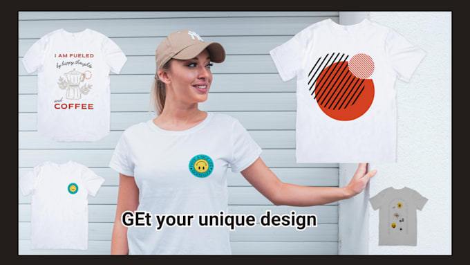 Gig Preview - Create custom tshirt designs that tailored to your style