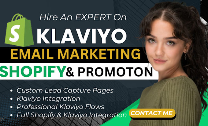 Gig Preview - Do shopify klaviyo marketing, shopify marketing sales funnel, email marketing