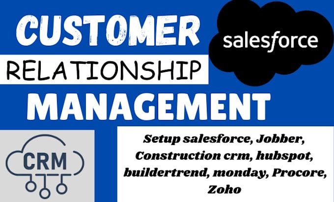 Gig Preview - Setup salesforce jobber, construction crm, buildertrend, hubspot, monday