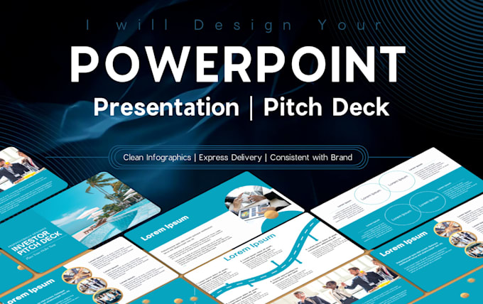 Gig Preview - Create powerpoint quickly, same day powerpoint template or investor pitch deck