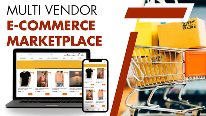 Gig Preview - Build multi vendor ecommerce marketplace website or multivendor website