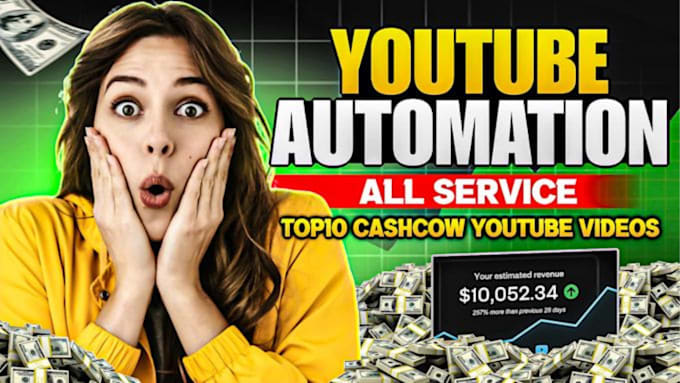 Gig Preview - Create youtube automation cash cow channel cash cow videos