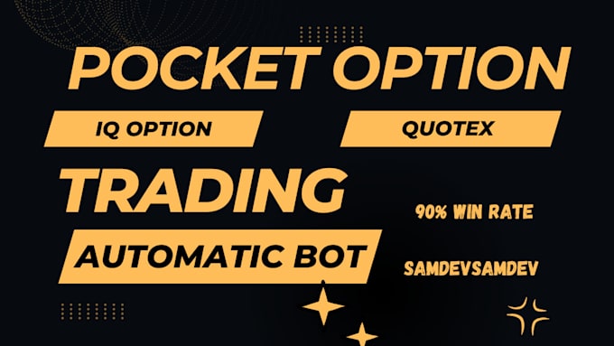 Gig Preview - Build pocket option bot quotex bot quotex pocket option bot pocket option