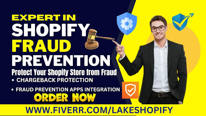 Gig Preview - Setup shopify fraud prevention fraudblock beacon fraud judge blockify kount seon