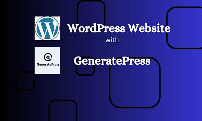 Gig Preview - Design your website with generatepress theme using generateblocks