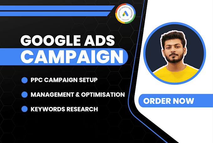 Gig Preview - Setup and manage google ads campaign, ppc ads, adwords search ads