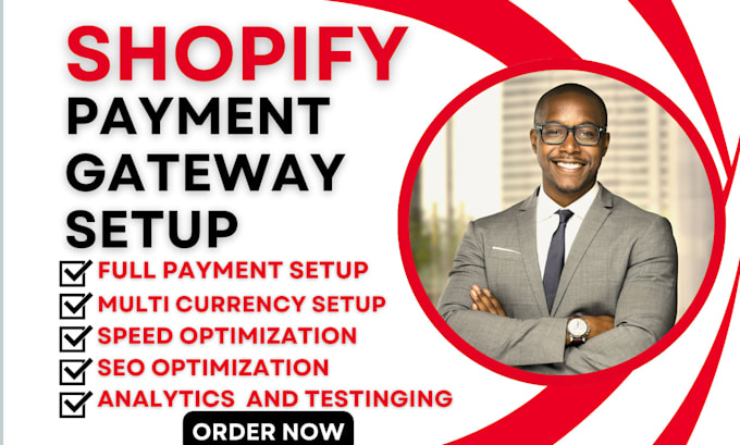 Gig Preview - Setup shopify payment gateway integration stripe paypal apple pay klarna adyen