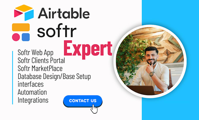 Gig Preview - Setup airtable automation build softr web app softr website client portal glide