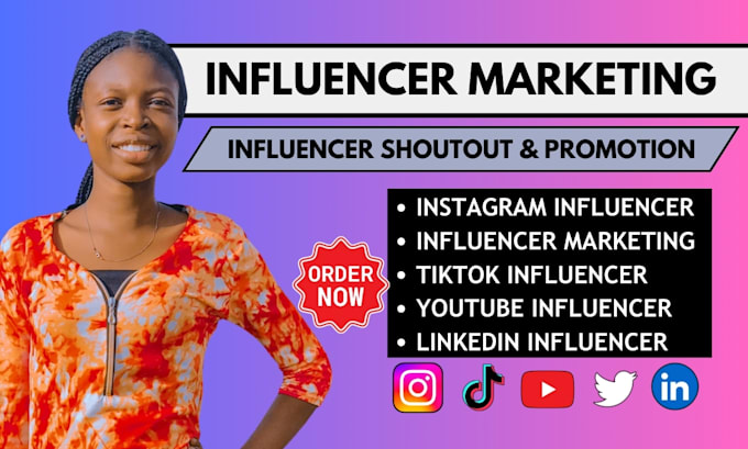 Gig Preview - Find best influencer instagram influencer shoutout promotion for your brand