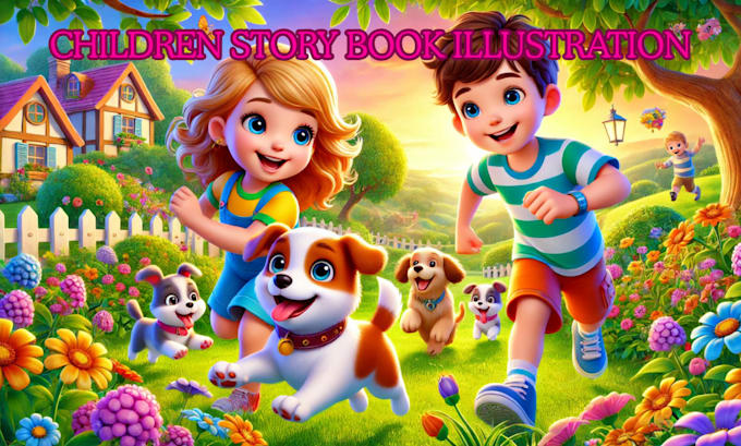 Bestseller - illustrate children story book illustration, children story, book illustration