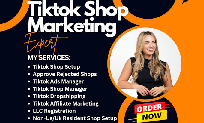 Gig Preview - Setup tiktok shop tiktok ads for shopify marketing sales tiktok dropshipping ads