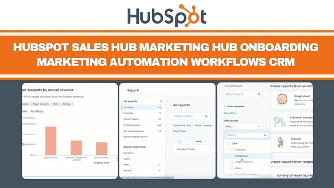 Gig Preview - Do hubspot sales hub marketing hub onboarding marketing automation workflows CRM