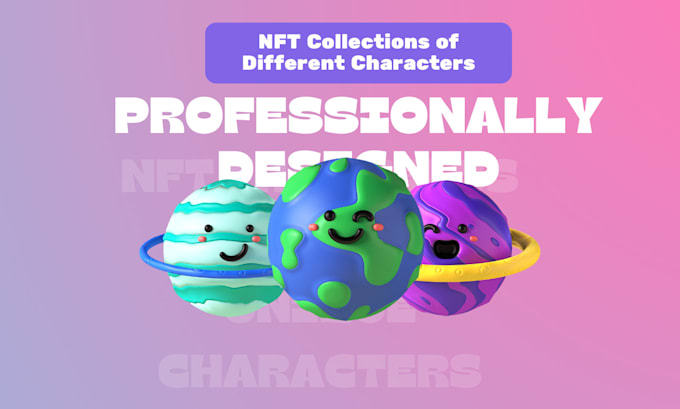 Bestseller - create stunning nft artwork, unique nft design, custom digital nft art, 3d model