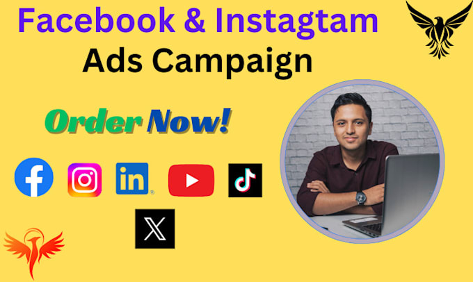 Gig Preview - Be your agency facebook and instagram ads manager