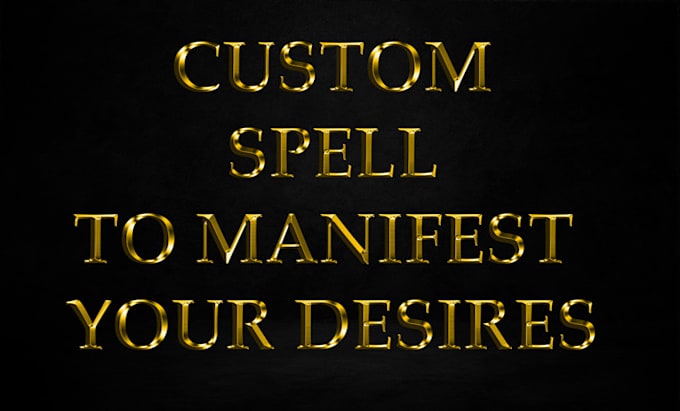 Gig Preview - Cast strong powerful custom wish spell to achieve your goal in life