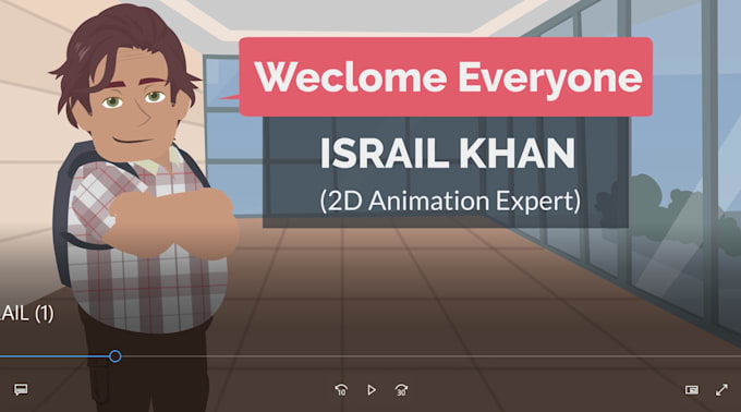 Gig Preview - Make 2d animation video in just 24 hours