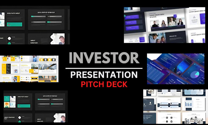 Gig Preview - Design  investor powerpoint presentation custom pitch deck and business slide