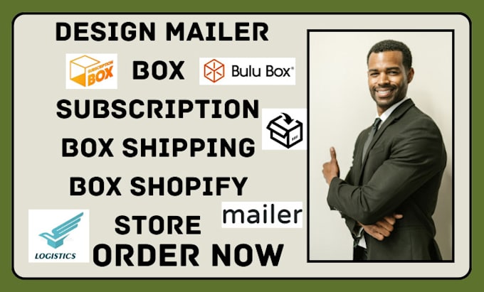 Gig Preview - Do packaging design mailer box subscription box shipping box shopify store