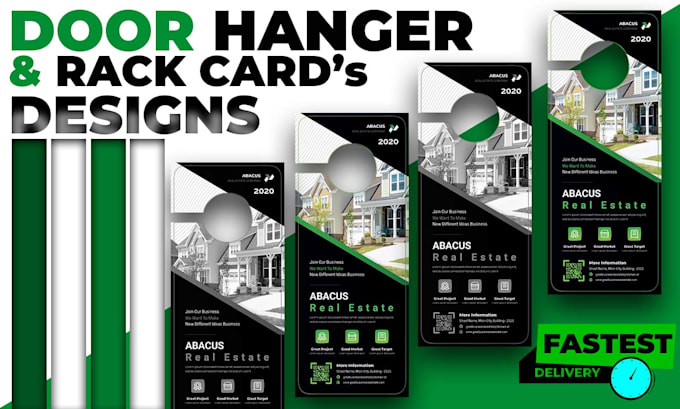 Gig Preview - Design unique door hanger and rack card