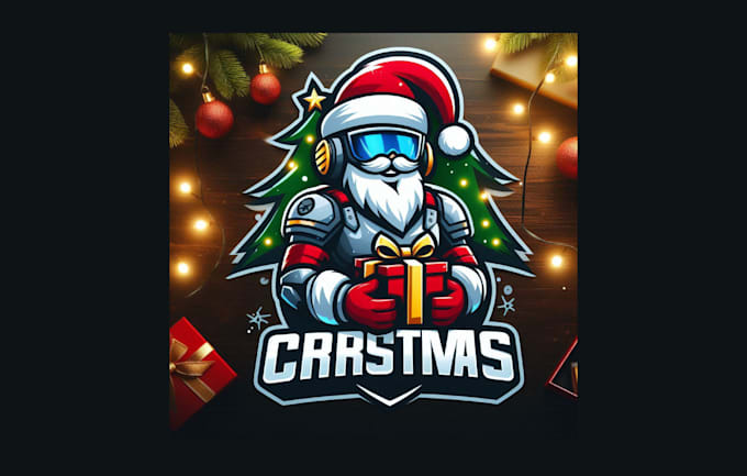 Gig Preview - Do christmas gift esports mascot logo with all file