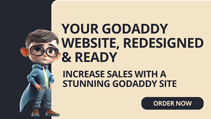 Gig Preview - Godaddy website hostinger website ionos website, bluehost website godaddy seo