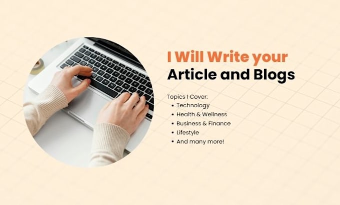 Gig Preview - Write 500 words blog articles in english in 24 hours