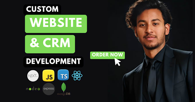 Bestseller - be node js react js CRM backend saas and full stack website developer