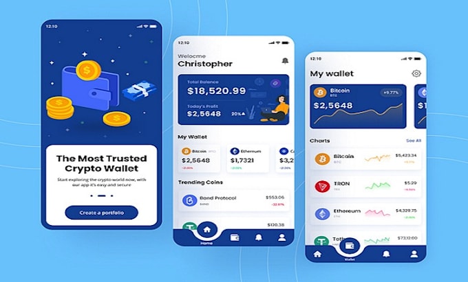 Gig Preview - Build crypto wallet app wallet app loan app cash app investment app trading app