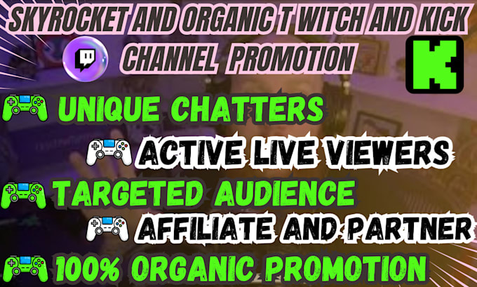 Gig Preview - Do twitch promotion emotes grow twitch organic live followers and viewers